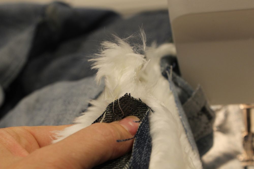 Continue sewing the edges