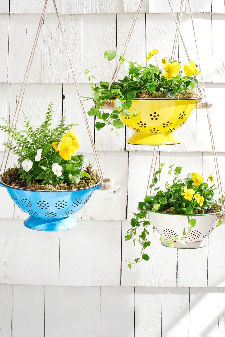 Convert a Colander Into a Planter