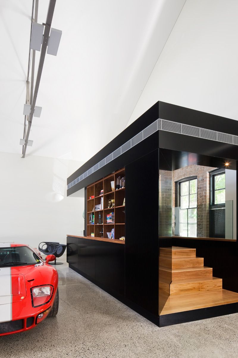 Corben Architects Warehouse conversion car garage