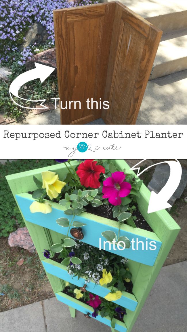 Corner Cabinet Planter