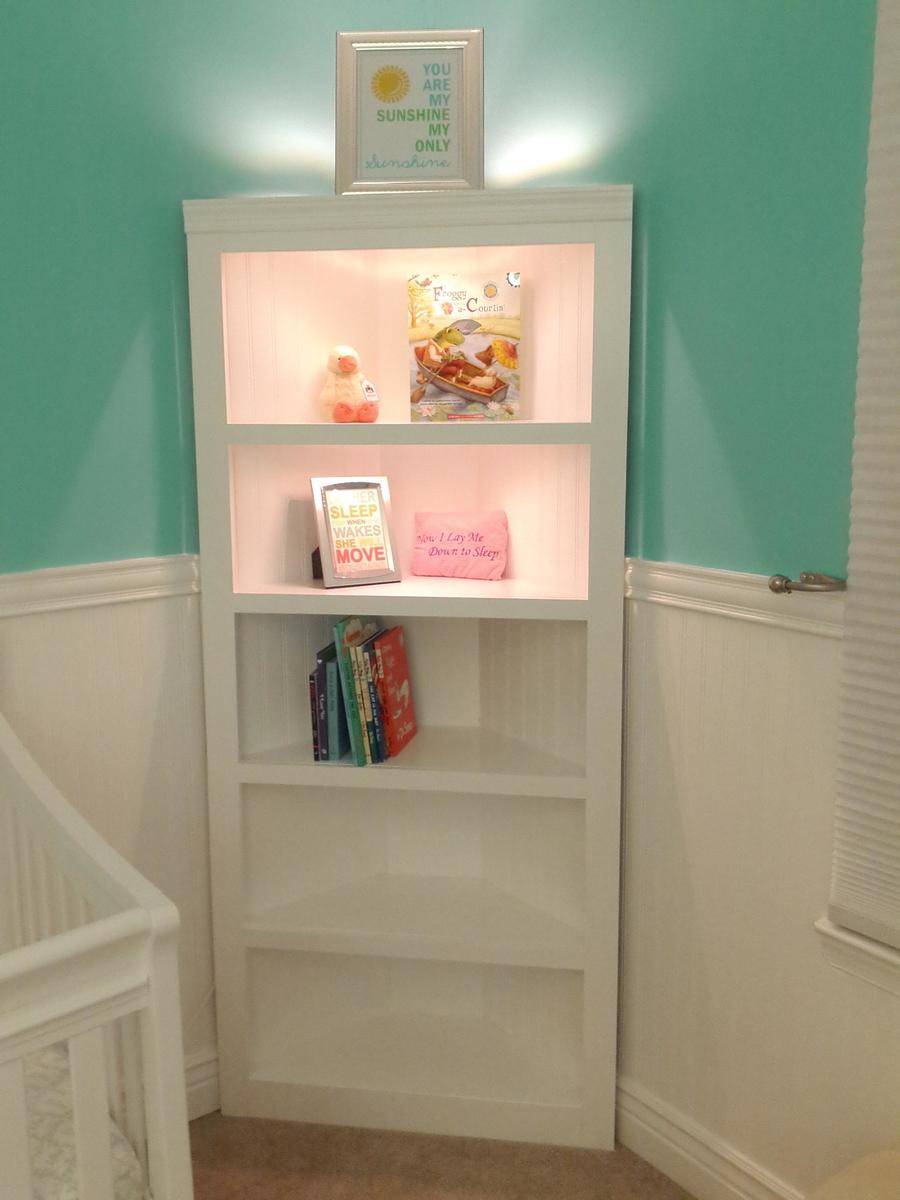 Corner Shelf for Nursery