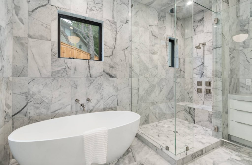 Corner Shower Size