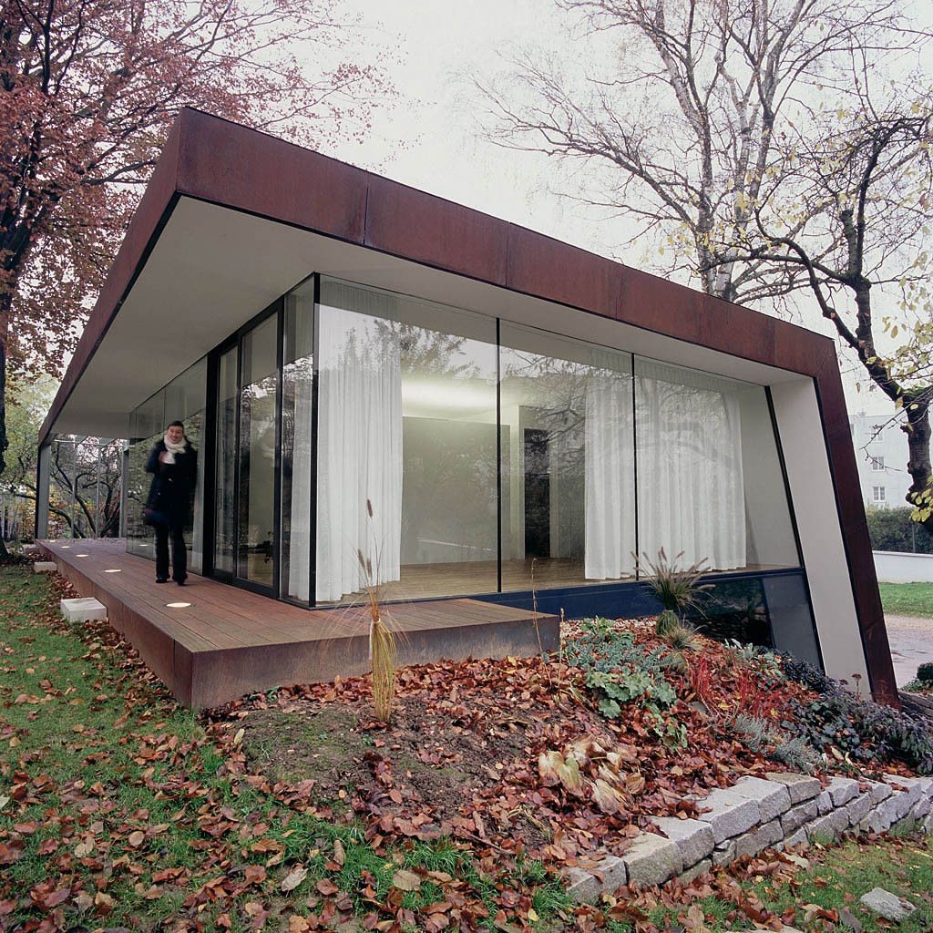 Corten house by x Architekten in Linz