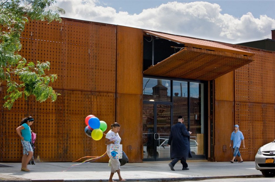 Corten steel Wyckoff Exchange by Andre Kikoski Architect Wall