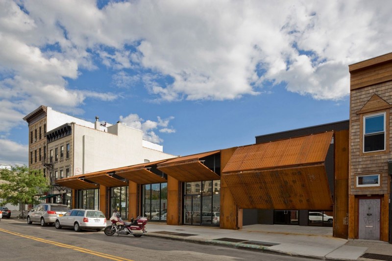 Corten steel Wyckoff Exchange by Andre Kikoski Architect design