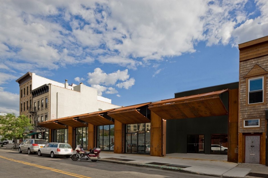 Corten steel Wyckoff Exchange by Andre Kikoski Architect
