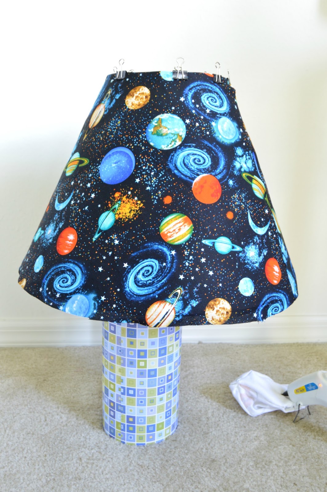 Cosmic Lampshade DIY