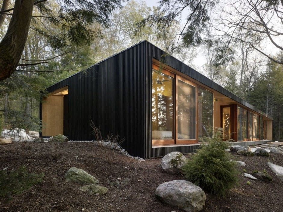 Cottage prefab MacLennan Jaunkalns Miller Architects house