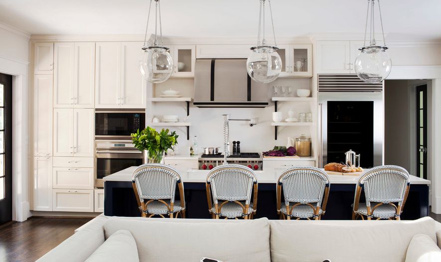 Counter white bar stools