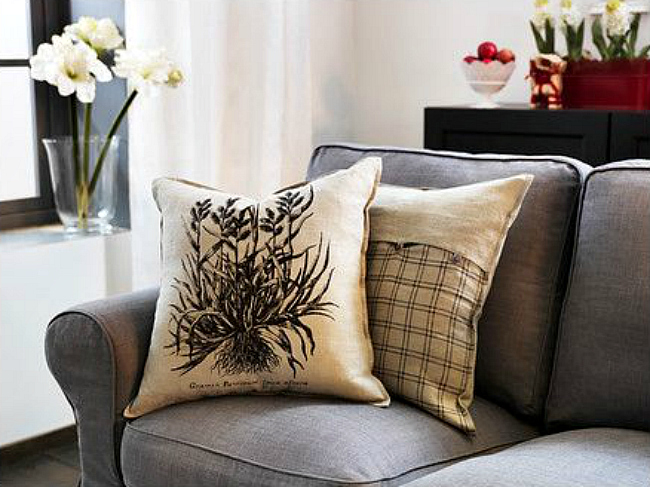 Country throw pillow