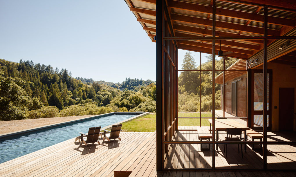 Cousins River Residence with lap pool