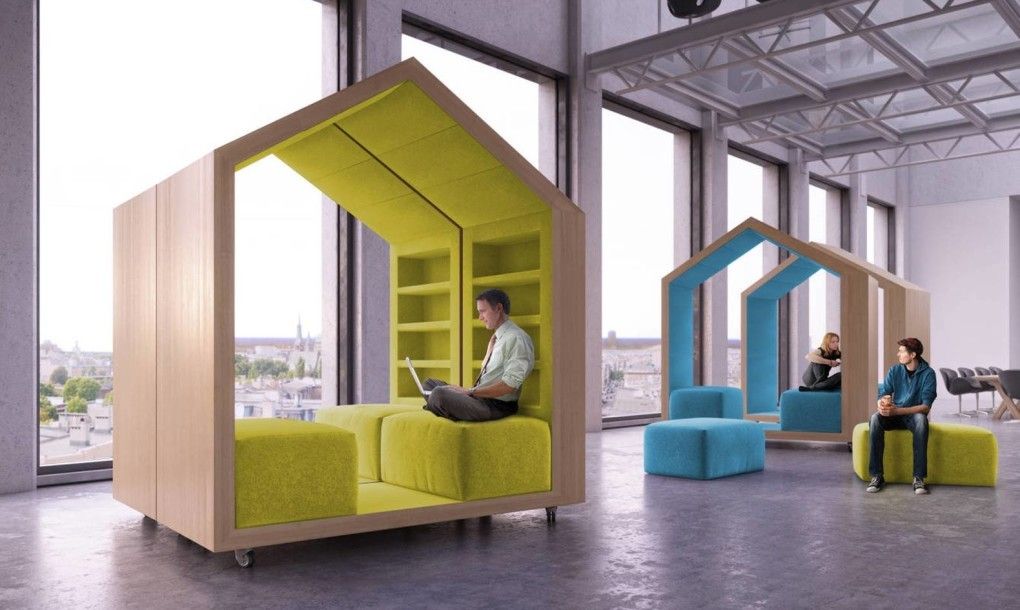 Cozy modula cubes on wheels