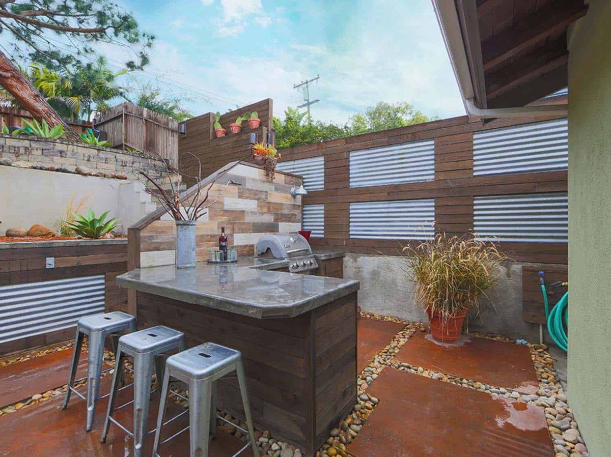 Craftsman house in San Clemente by Better Living SoCal outdoor kitchen