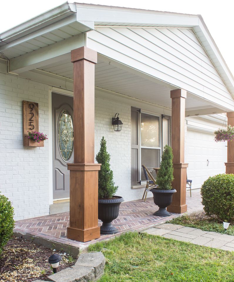 Craftsman porch makeover