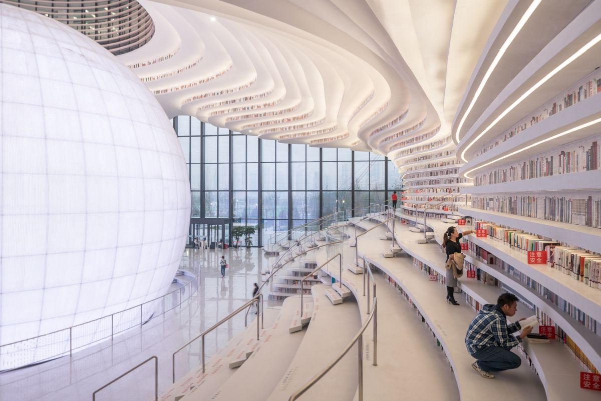Crazy design for Amazing Tianjin Binhai Library
