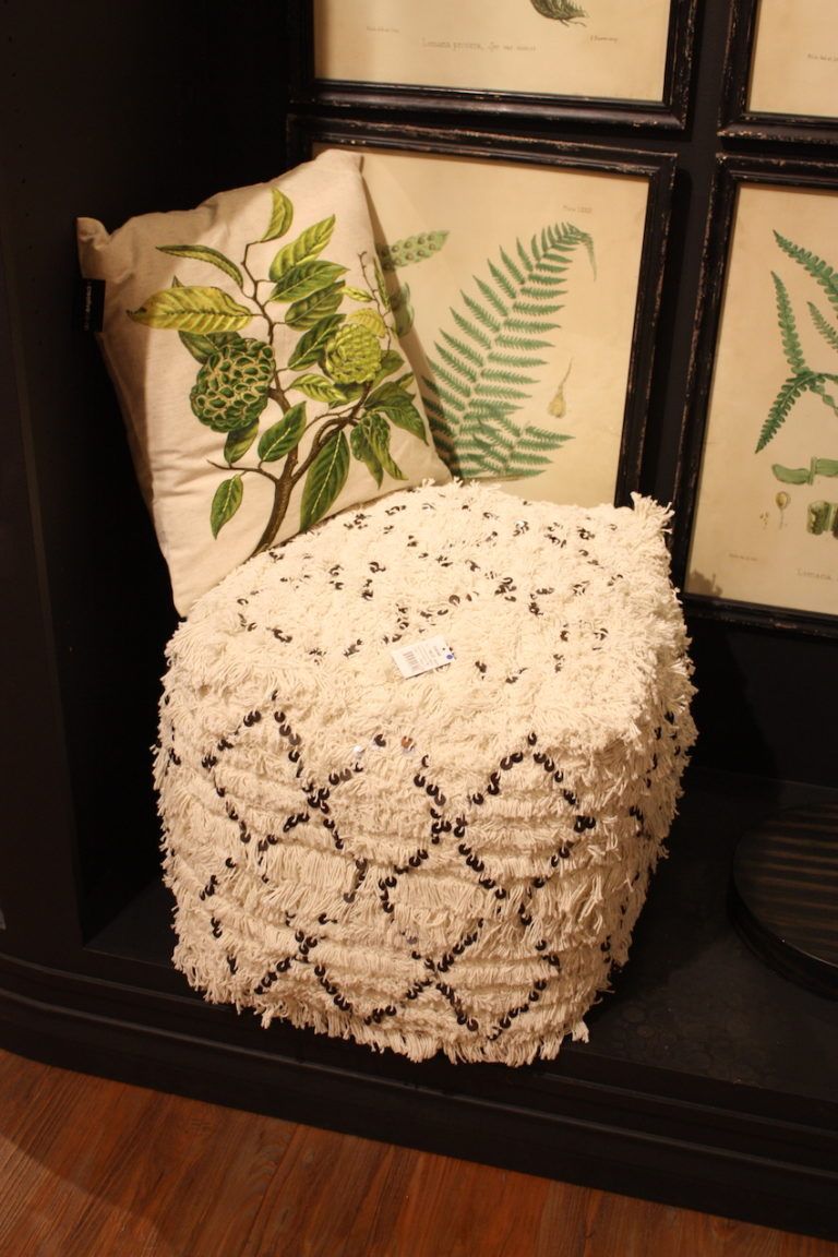 Creative coop pouf