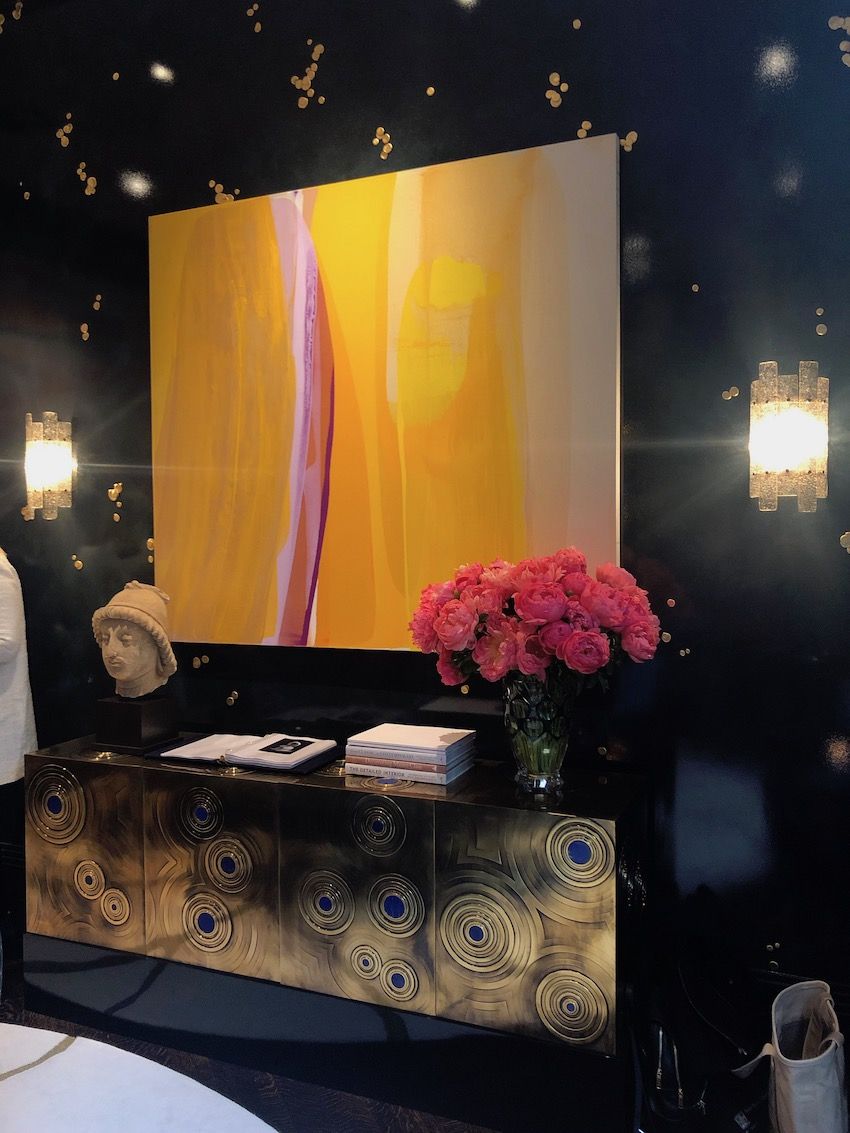 Cullman-Kravis credenza and bold wall art