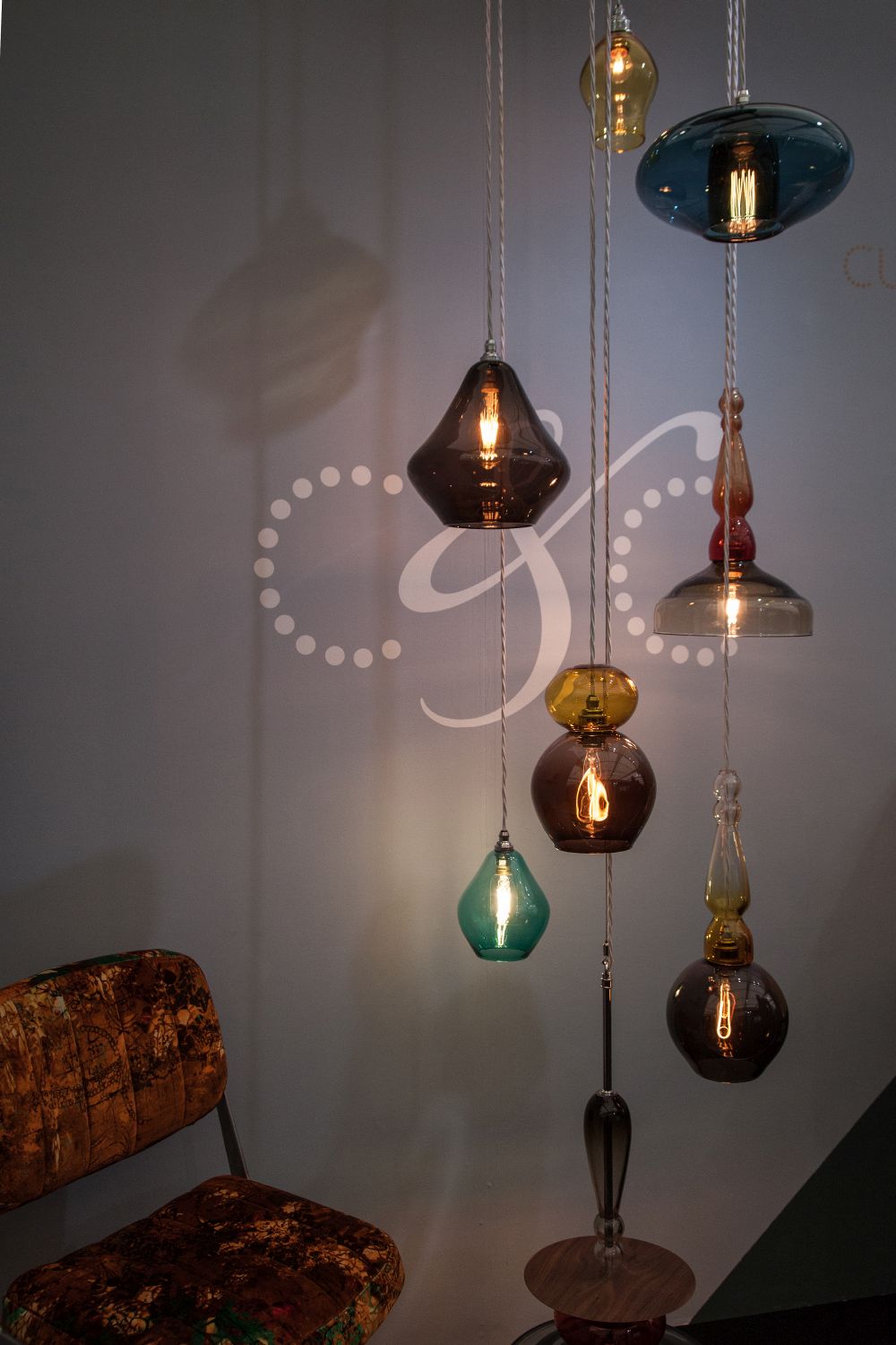 Curiosa hand-blown glass lighting