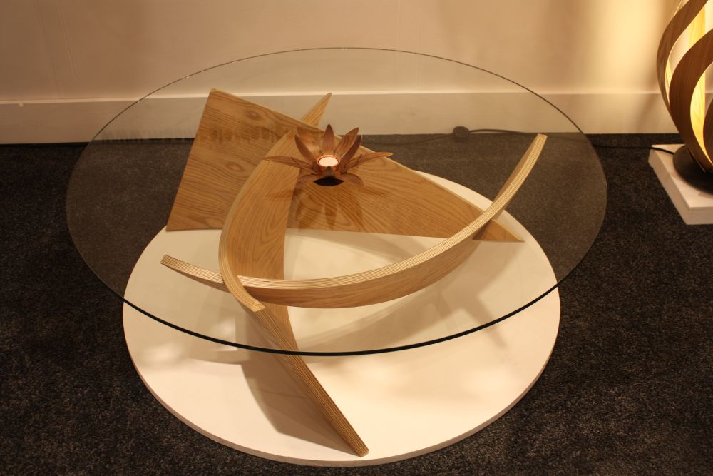 Any other top would diminish the beauty of this sculptural coffee table