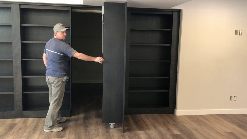 Custom Hidden Door Bookcase 1024x576