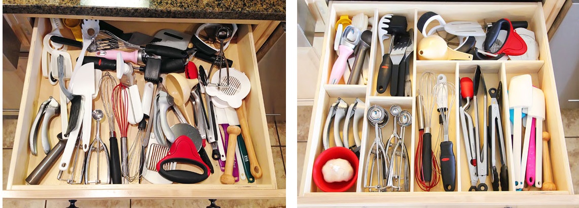 Organize a Junk Drawer with Dividers