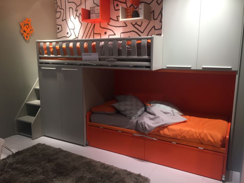 Custom bunk beds for kids bedroom