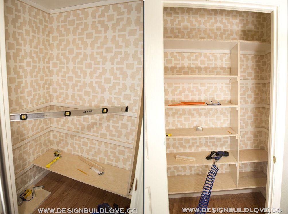 Custom pantry - closet shelves