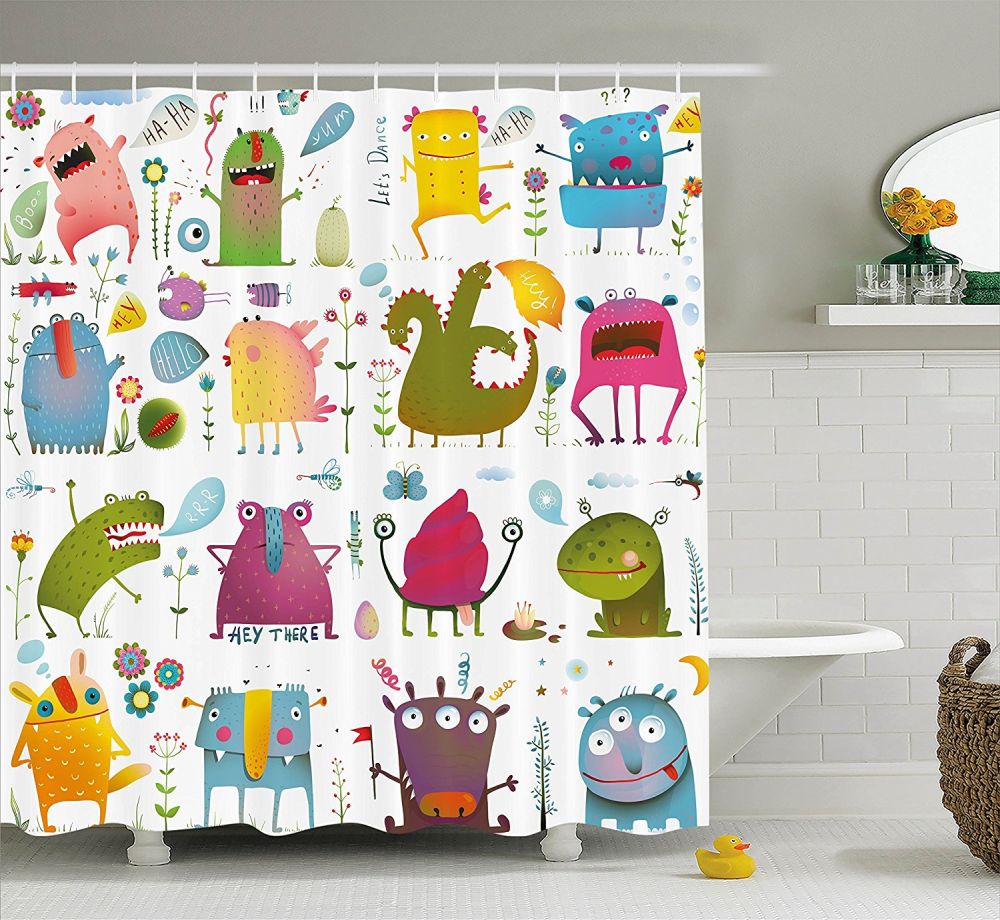 Cute Cartoon Monsters Kids Design