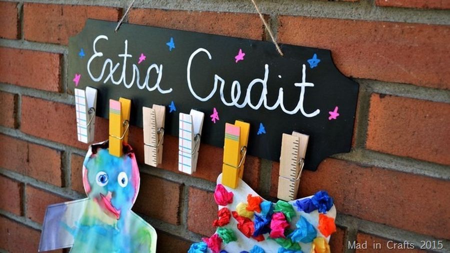 Cute hanger with chalkboard