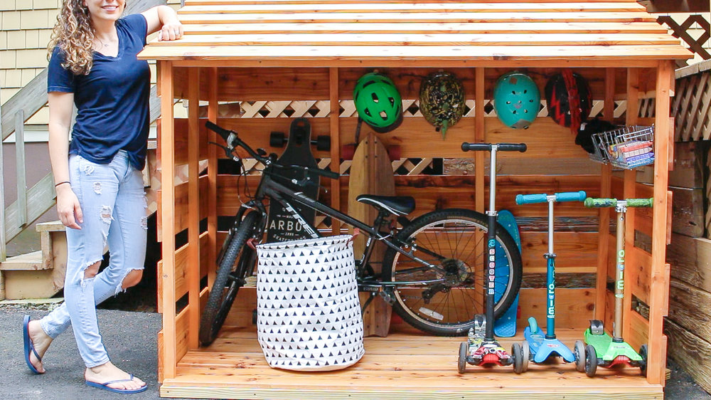 DIY BIKE STORAGE SHED