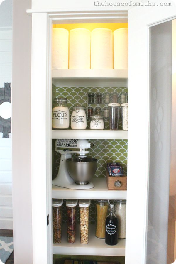 DIY Blogger House pantry