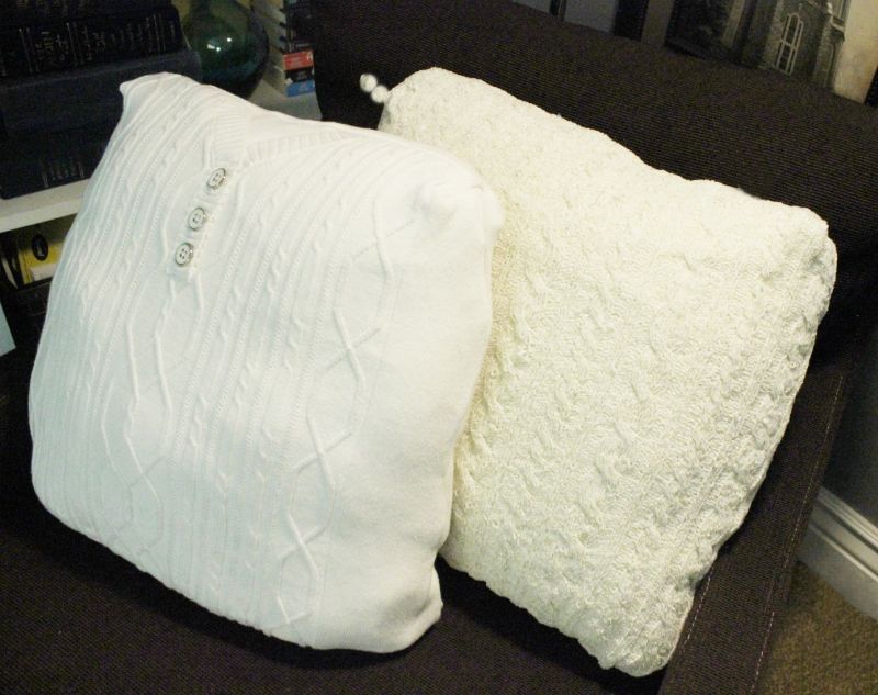 DIY Cable Knit Pillow - Simple Project