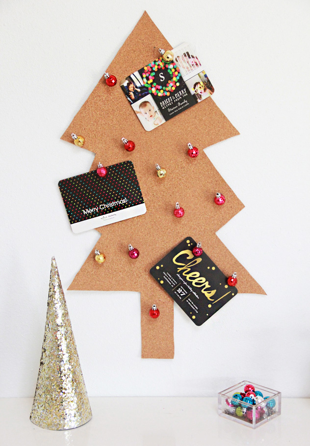 DIY Christmas Tree Card Holder