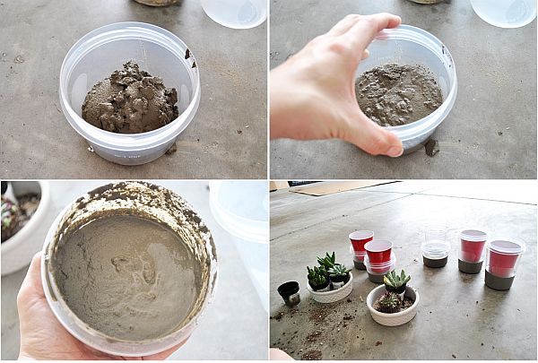 DIY Concrete Planters1