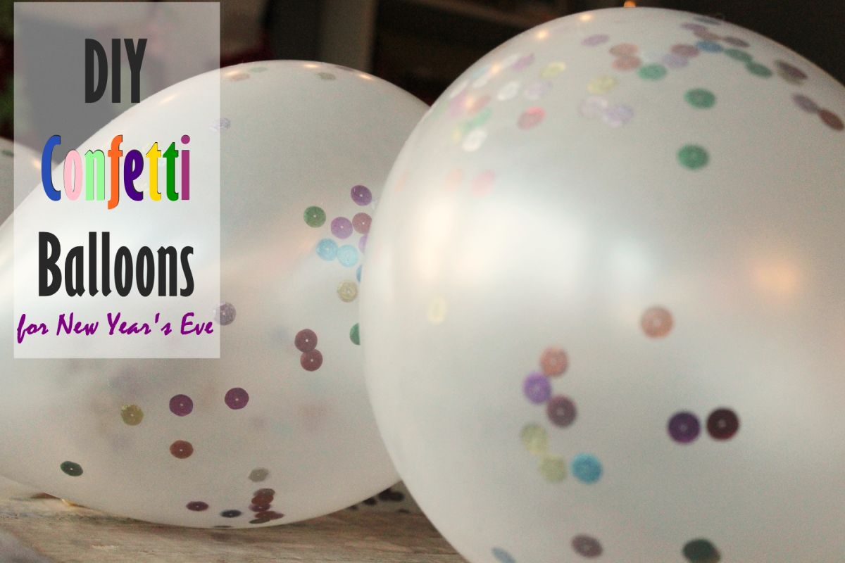 DIY Confetti Balloons