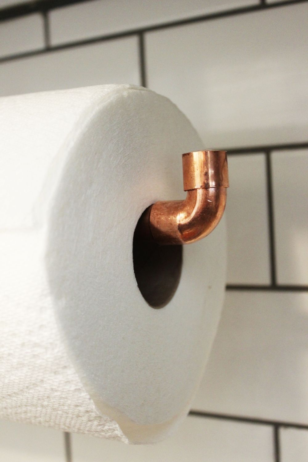 DIY Copper Paper Towel Holder Copper Craft