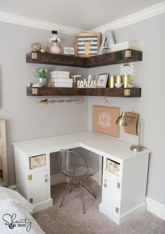 DIY Corner Desk