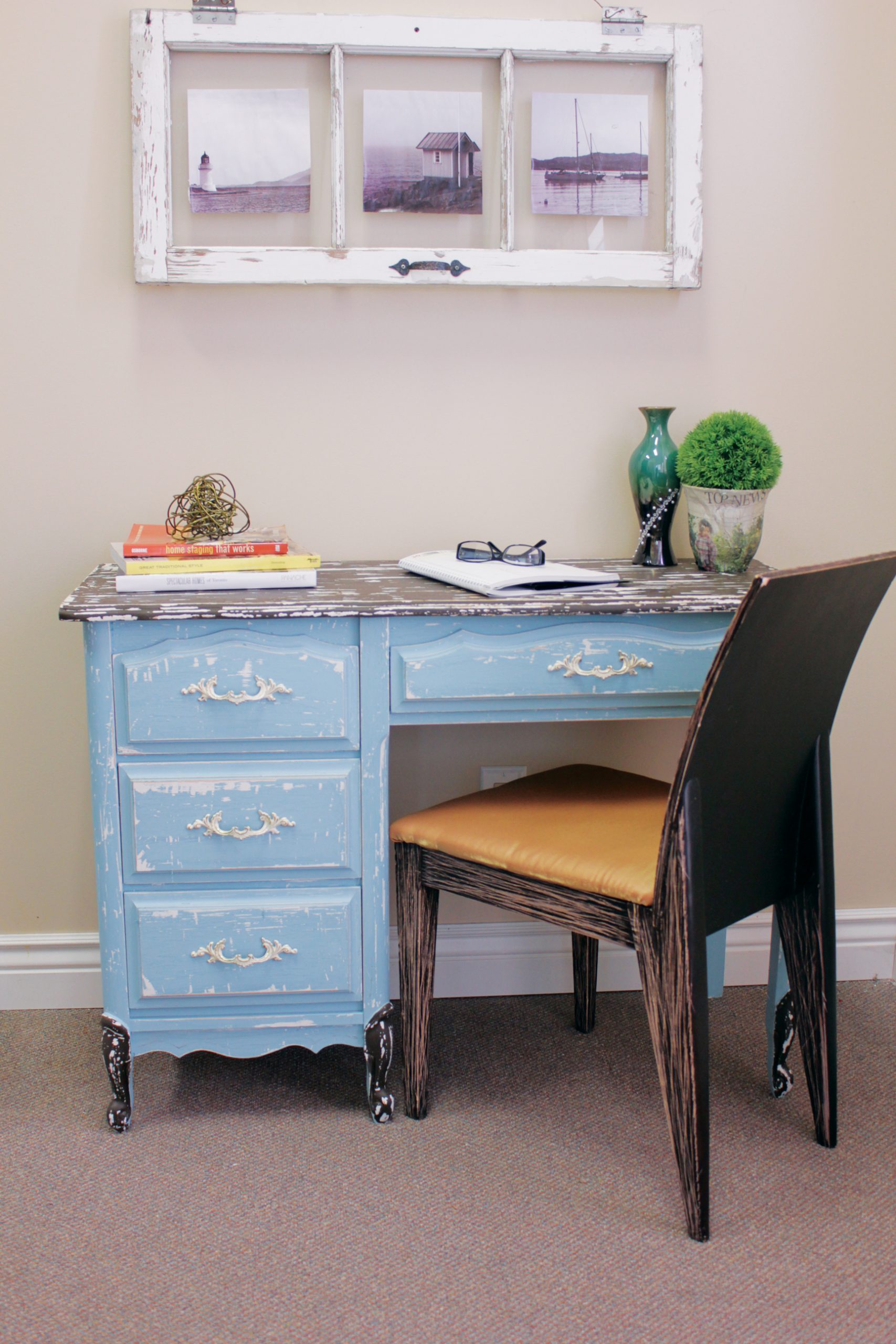 DIY Cottage Chic Desk