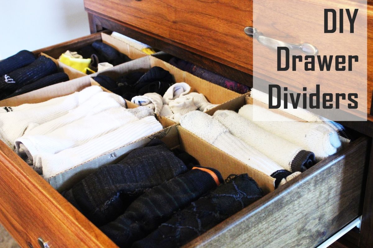 DIY Drawer Dividers in 15 Minutes or Less