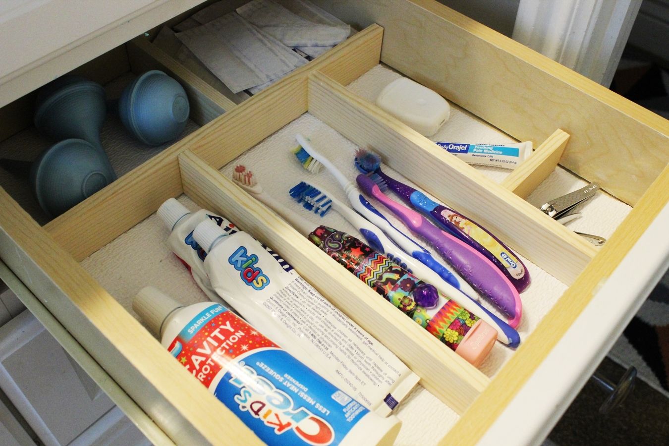 DIY Drawer Organizer fill