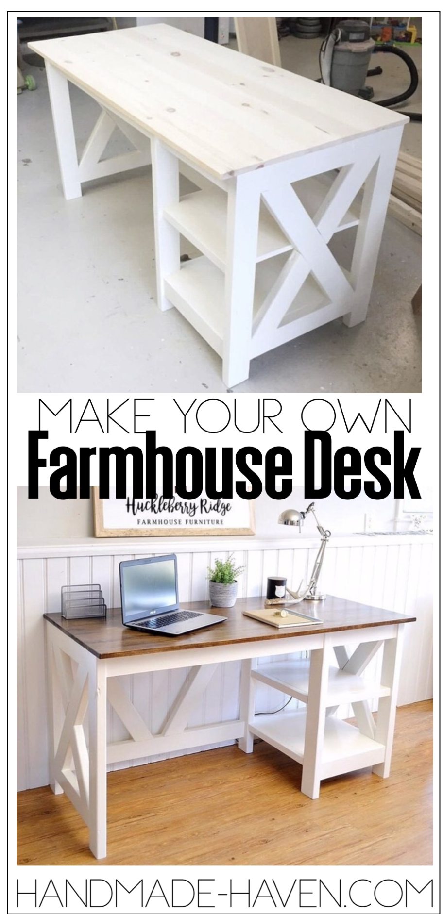 DIY Farmhouse Desk