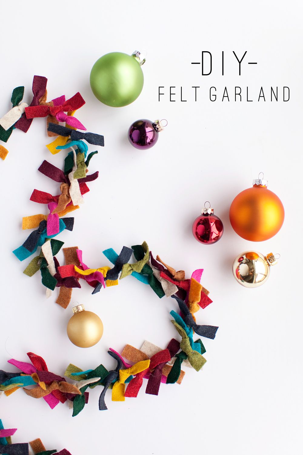 DIY Felt Garland