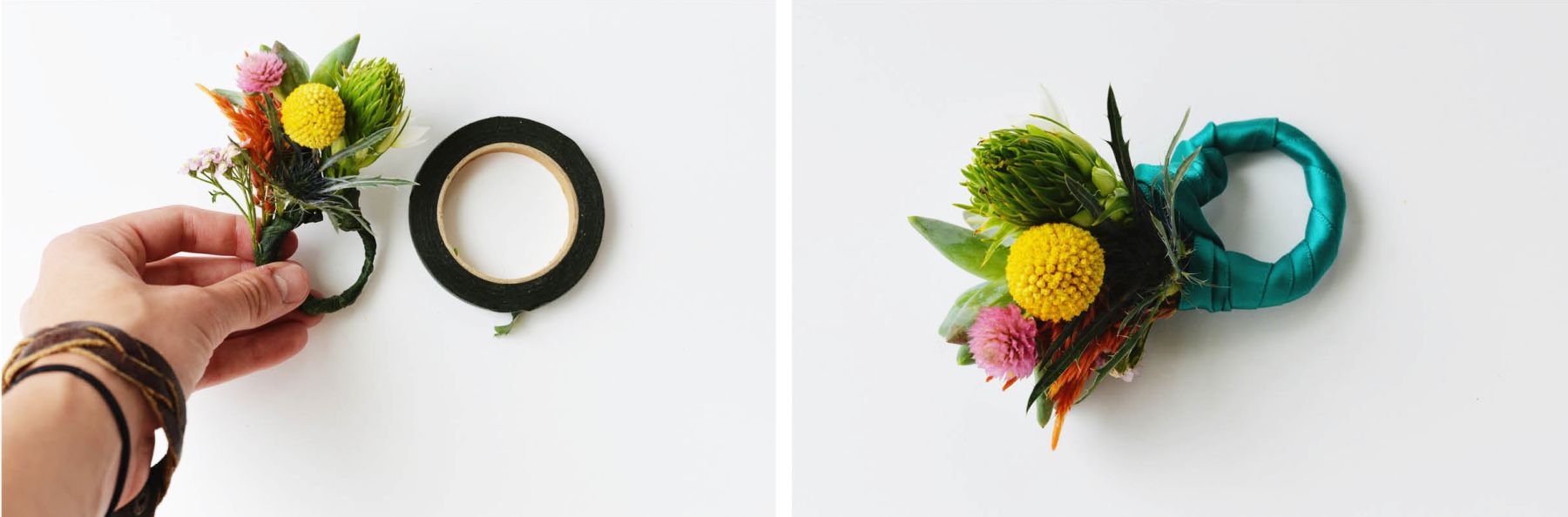 DIY Floral Napkin Rings Instruction Part 4