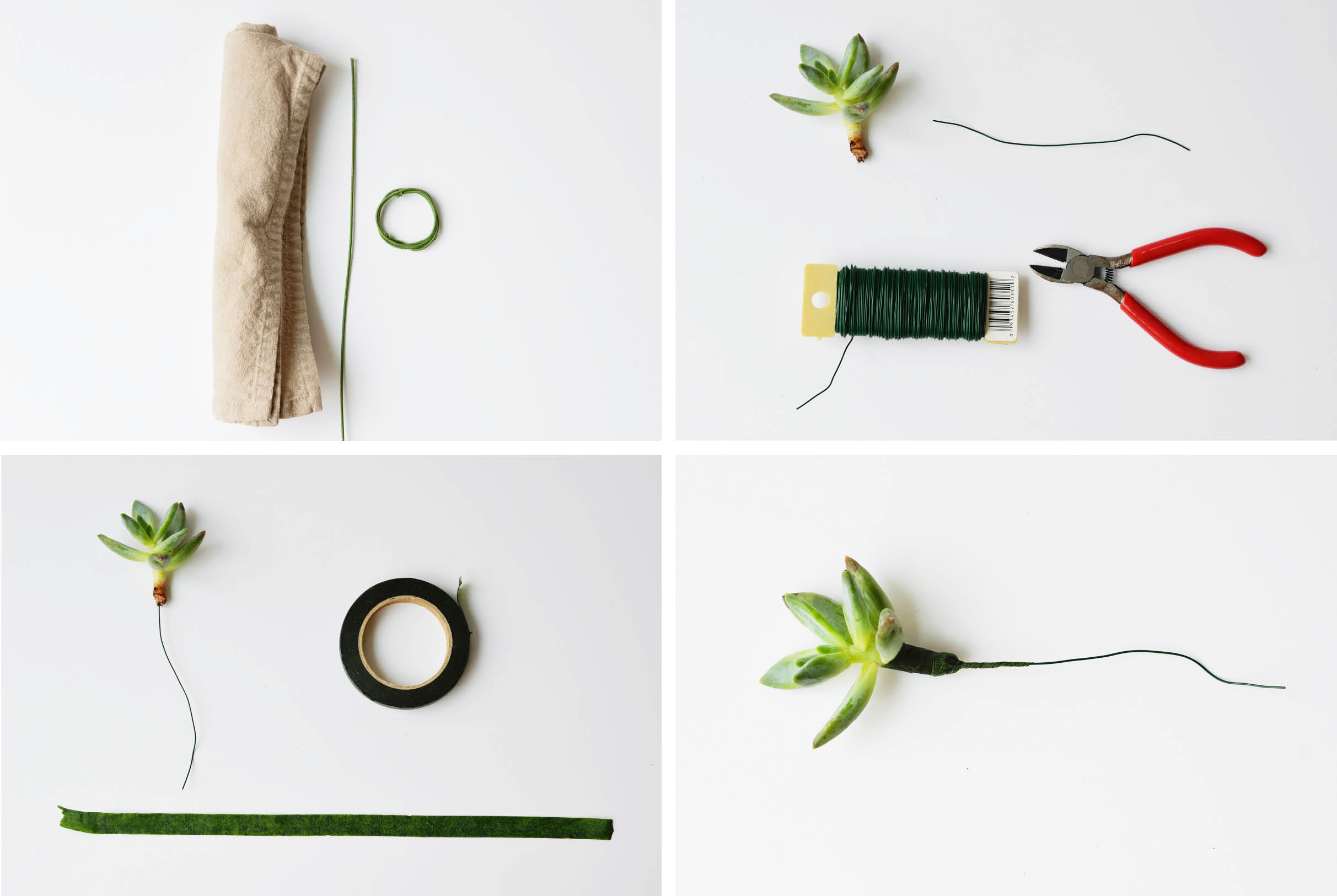 DIY Floral Napkin Rings Instruction
