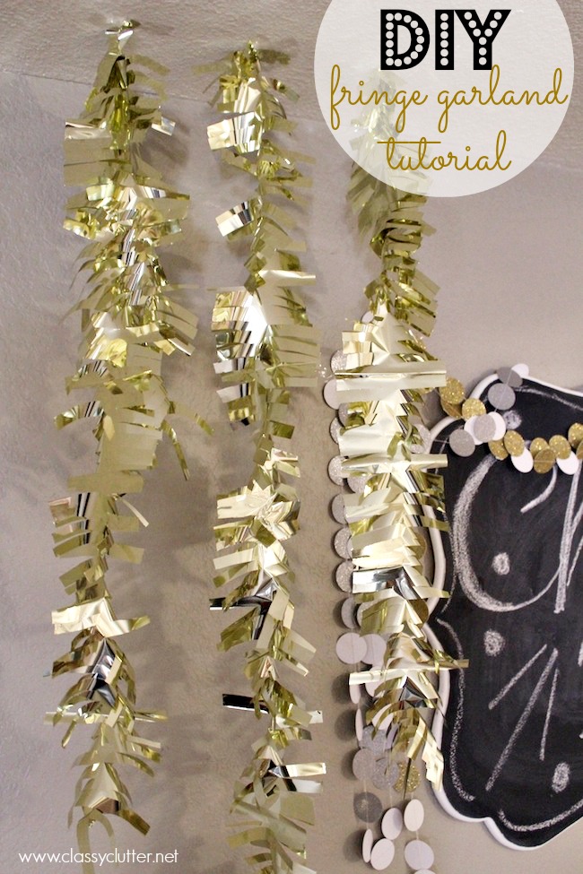 DIY Fringe Garland Tutorial