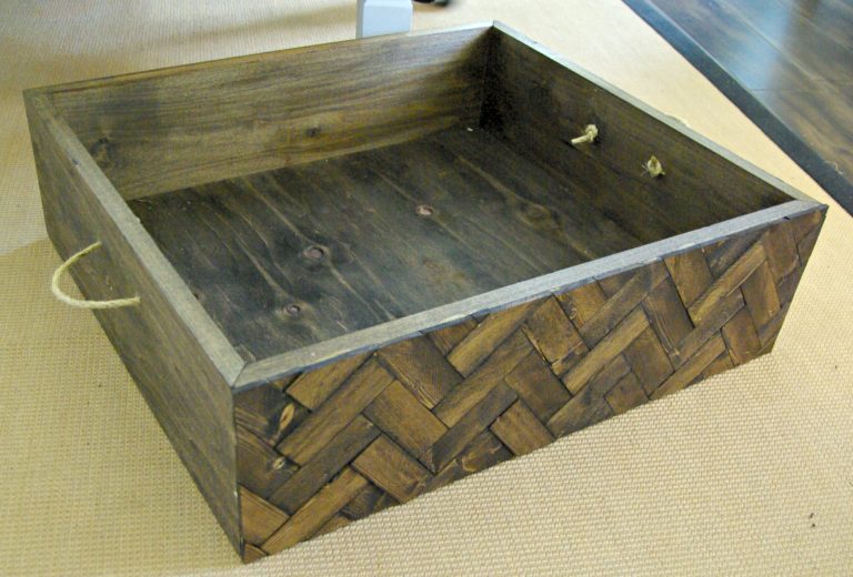 DIY Herringbone Box