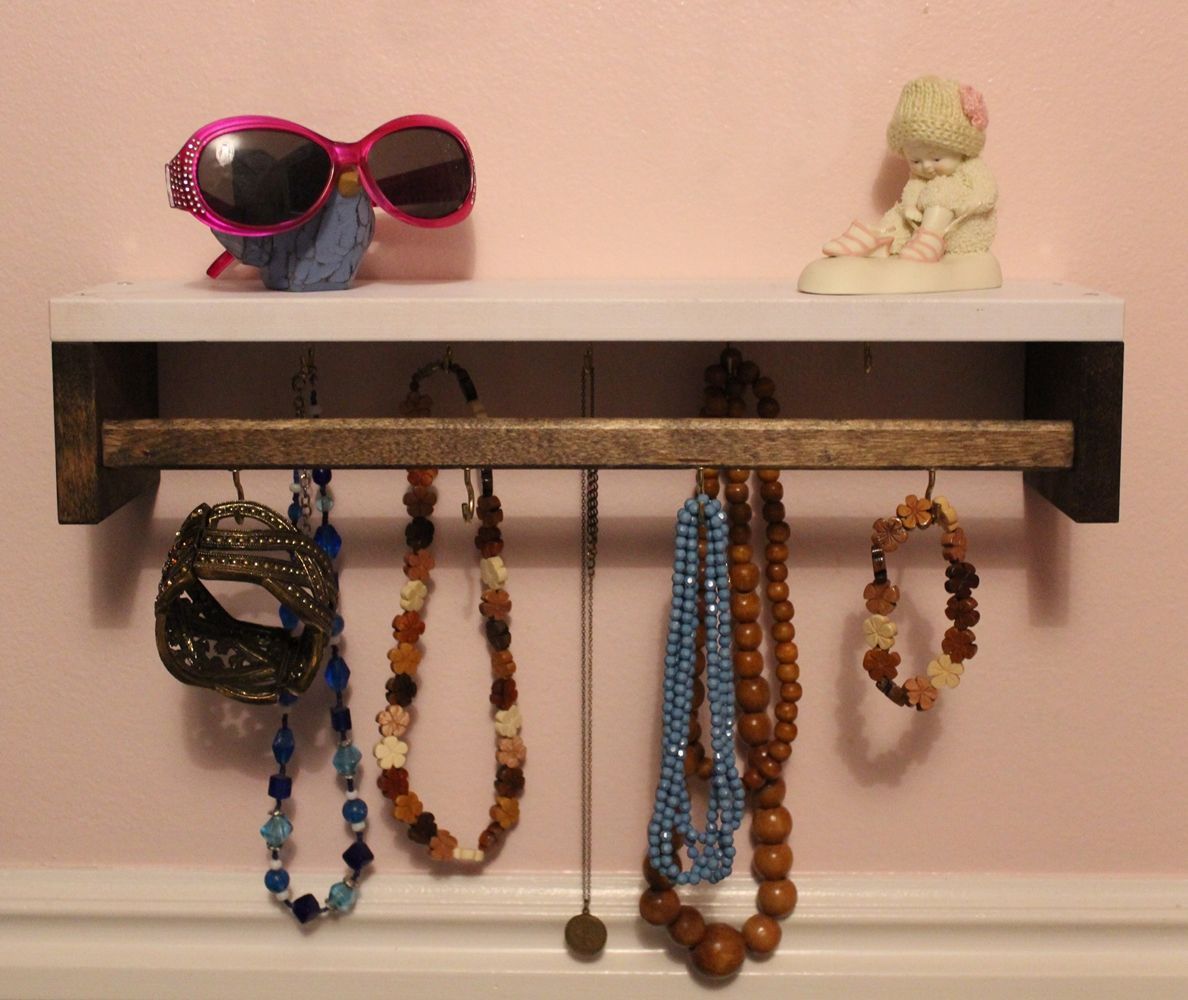 DIY Jewelry Holder - two tone