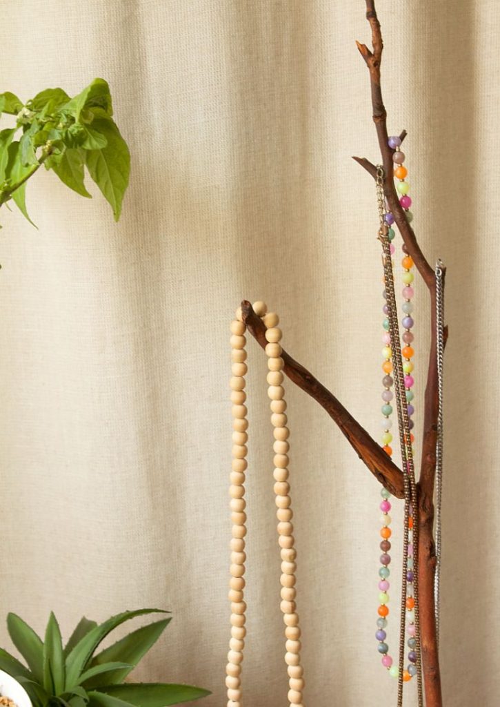 DIY Jewelry Tree Display