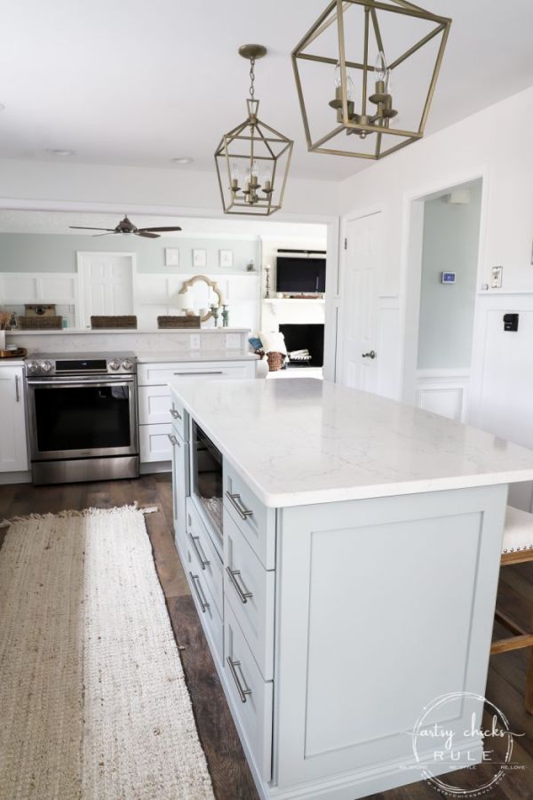DIY Kitchen Island Big Box Store Cabinets