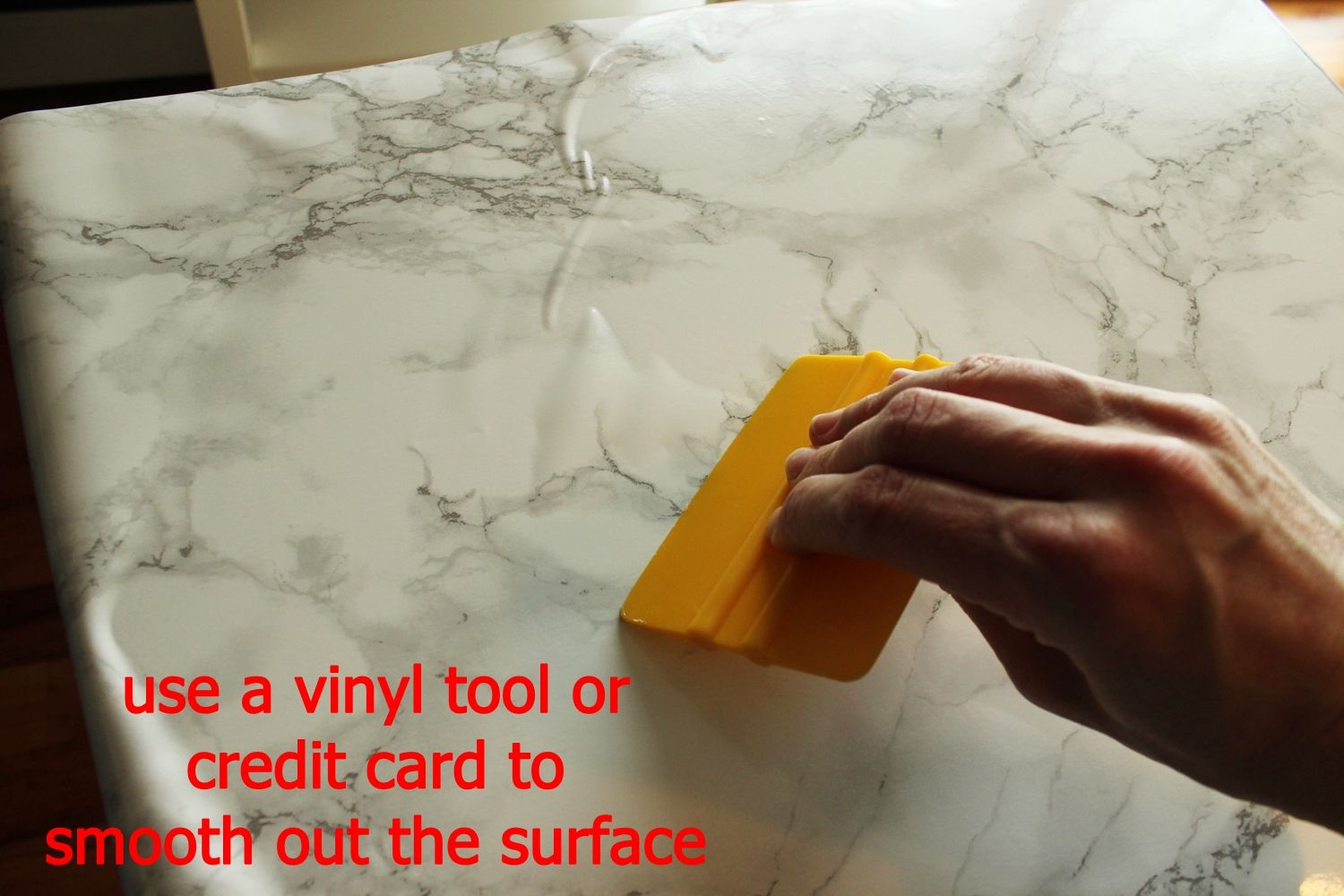 DIY Marble Contact Paper - vinyl tool